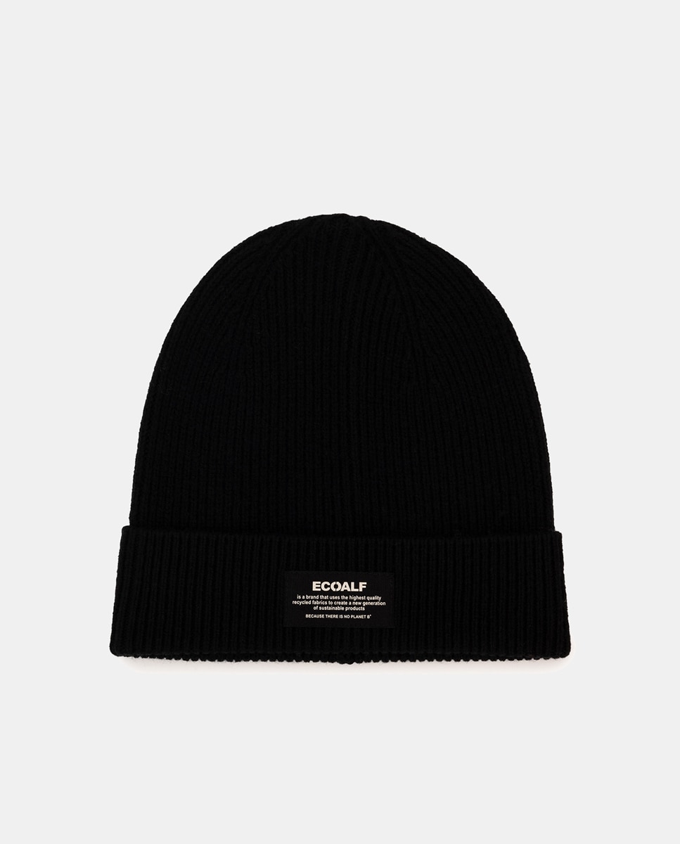 Imagen 0 de Gorro de lana reciclada color beis