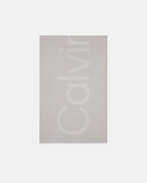 Imagen 0 de Bufanda con logo monogram en entramado