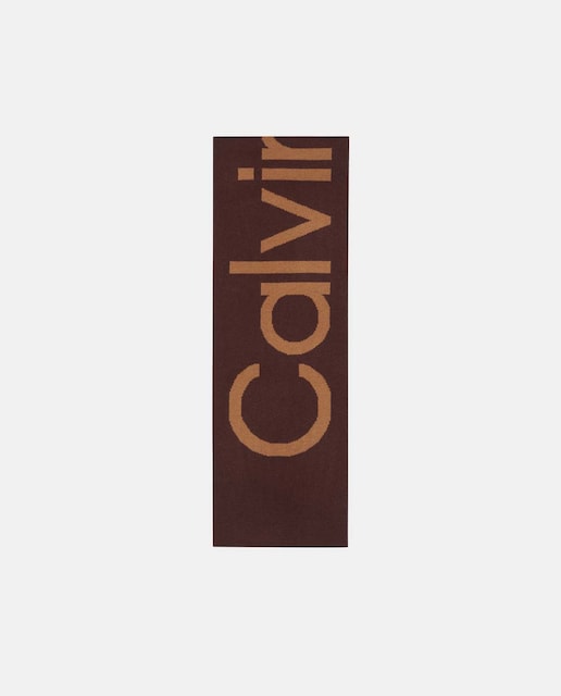 Imagen 0 de Bufanda con logo Calvin Klein a lo largo, doble tono