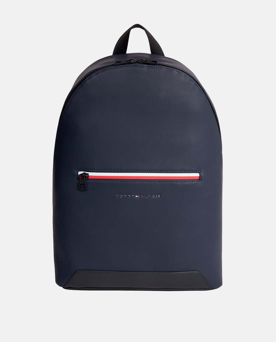 Imagen 0 de Mochila de hombre en azul marino con detalle corporativo Tommy Hilfiger