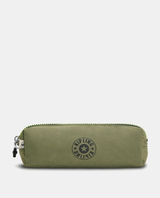 Imagen 0 de Neceser mediano en tono verde militar con cremallera