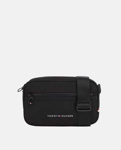 Imagen 0 de Bandolera negra con letras Tommy Hilfiger