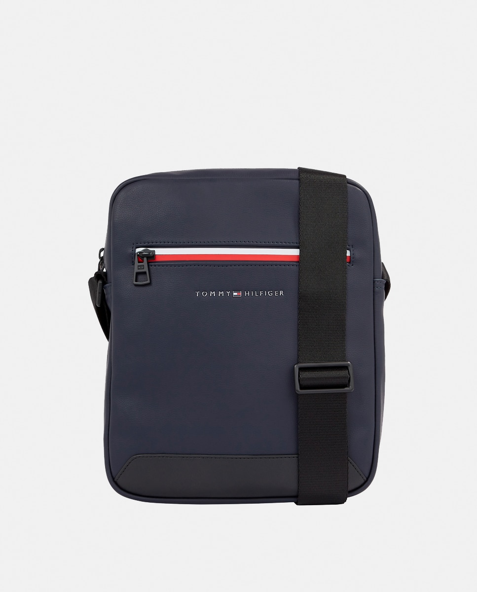 Imagen 0 de Bandolera de hombre en azul marino con detalle corporativo Tommy Hilfiger