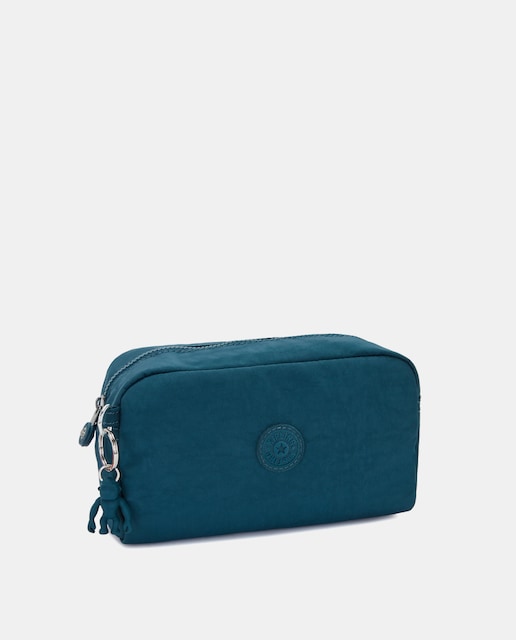 Imagen 0 de Neceser mediano en verde oscuro con cremallera