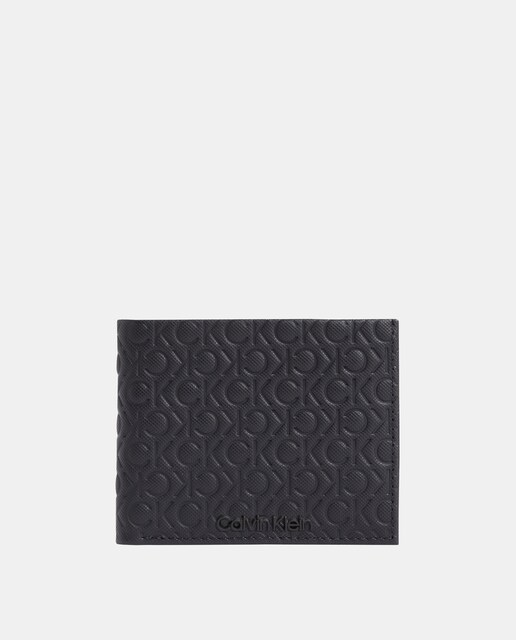 Imagen 0 de Cartera bifold 6cc piel Calvin Klein monogram con billetero