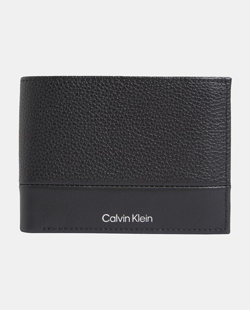 Imagen 0 de Cartera de piel de plegado triple con RFID