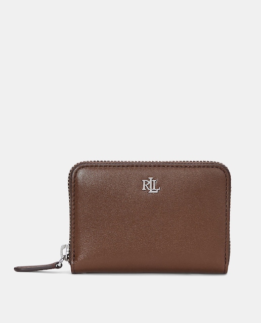 Imagen 0 de Cartera pequeña de piel con cremallera