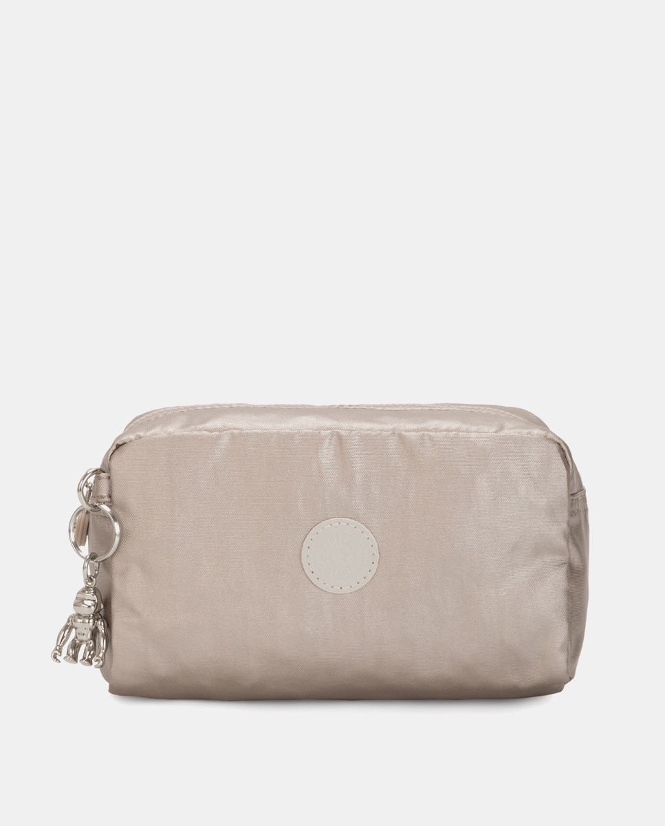 Imagen 0 de Neceser mediano de mujer Kipling en dorado con cremallera