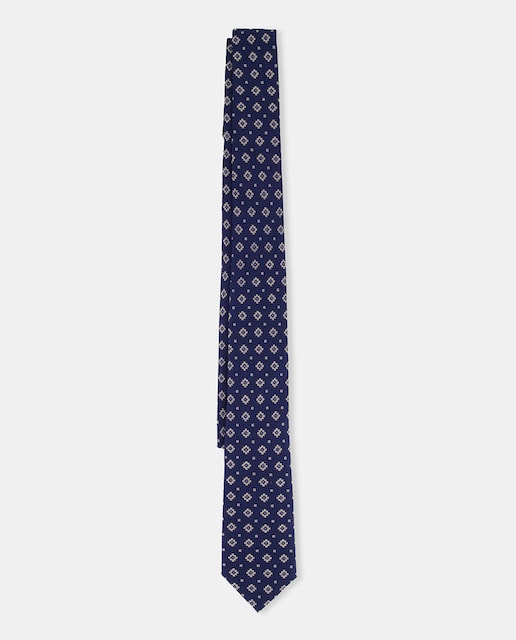 Imagen 0 de Corbata de hombre seda con jacquard flores