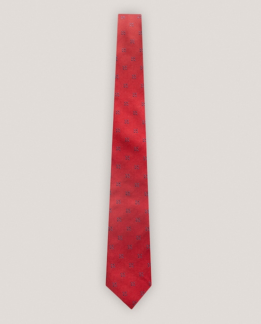 Imagen 0 de Corbata de hombre de seda Jacquard flor