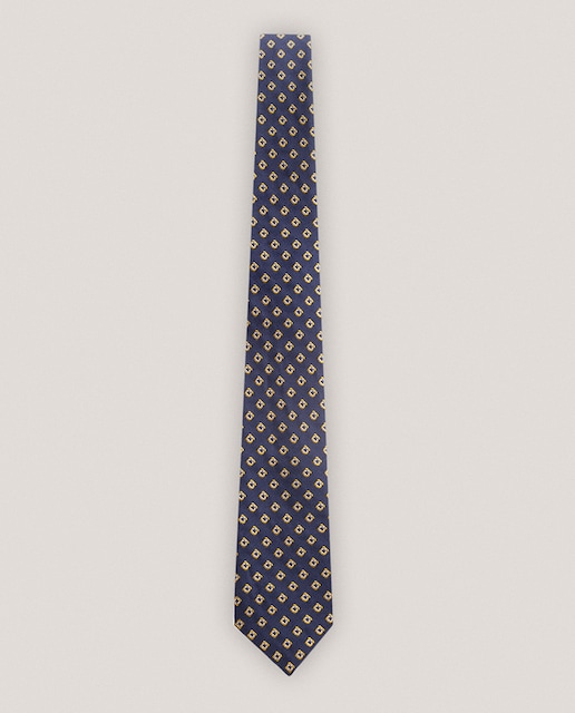 Imagen 0 de Corbata de hombre de seda Jacquard cuadros