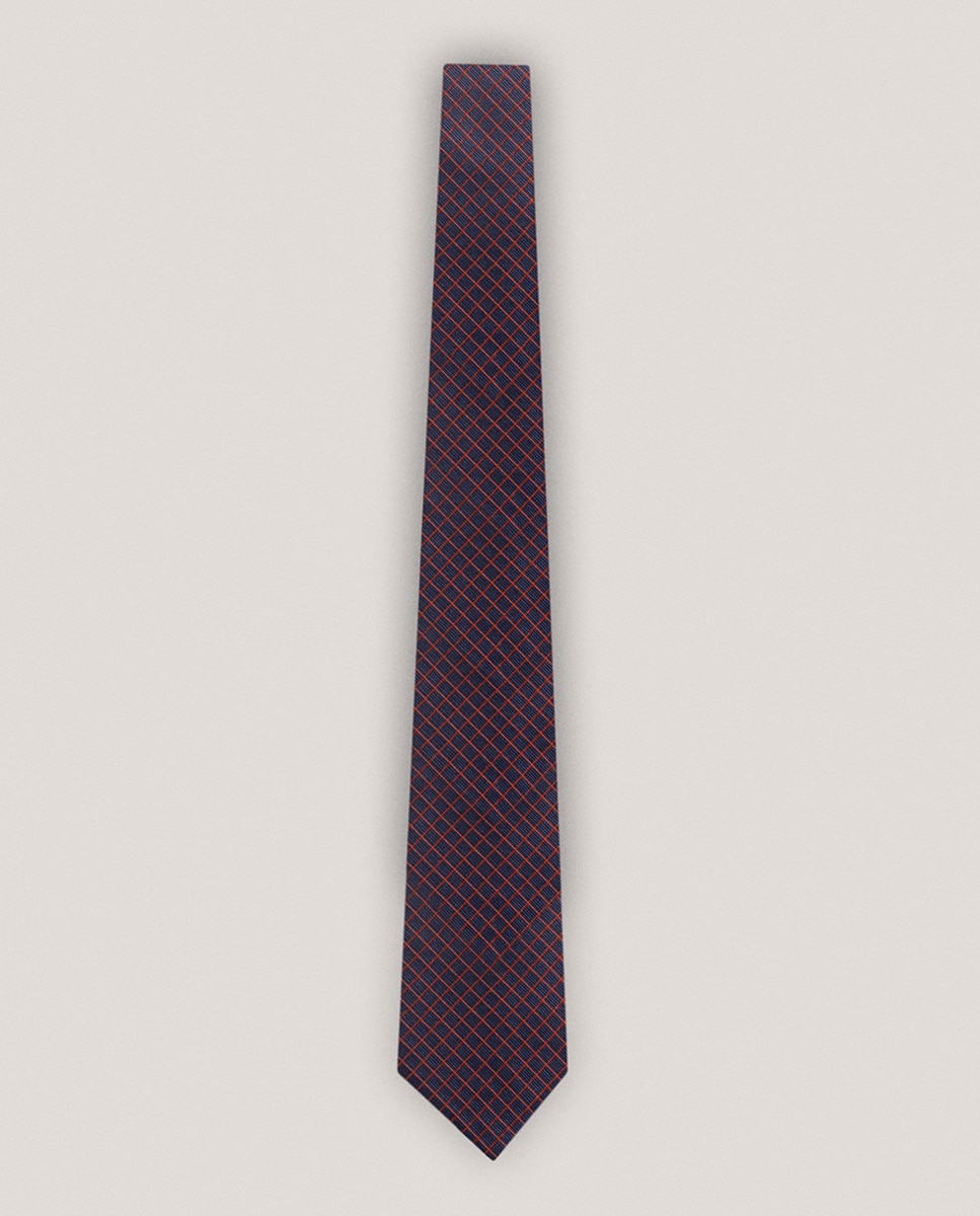 Imagen 0 de Corbata de hombre de seda Jacquard