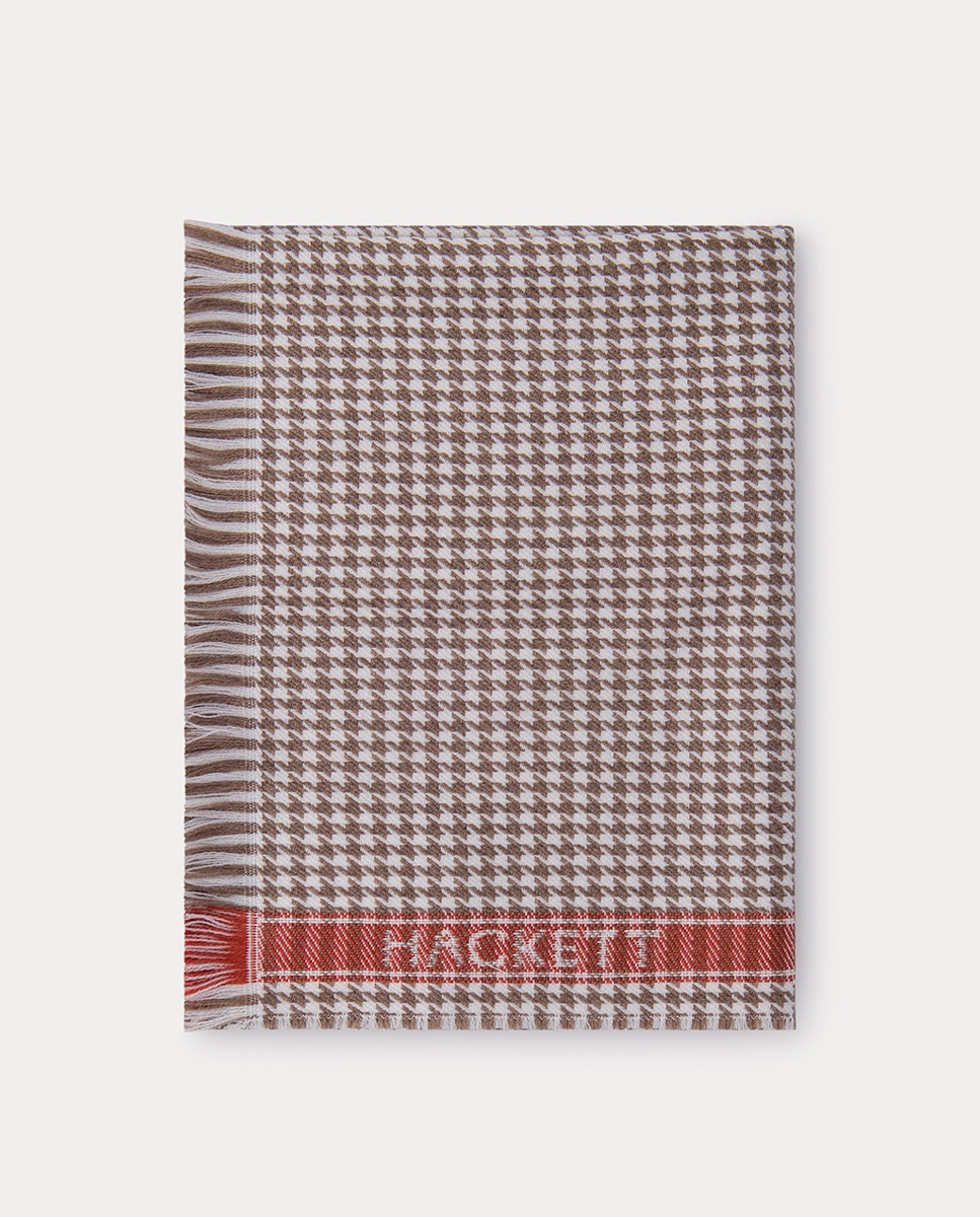 Imagen 0 de Bufanda de hombre estampado jacquard con logo