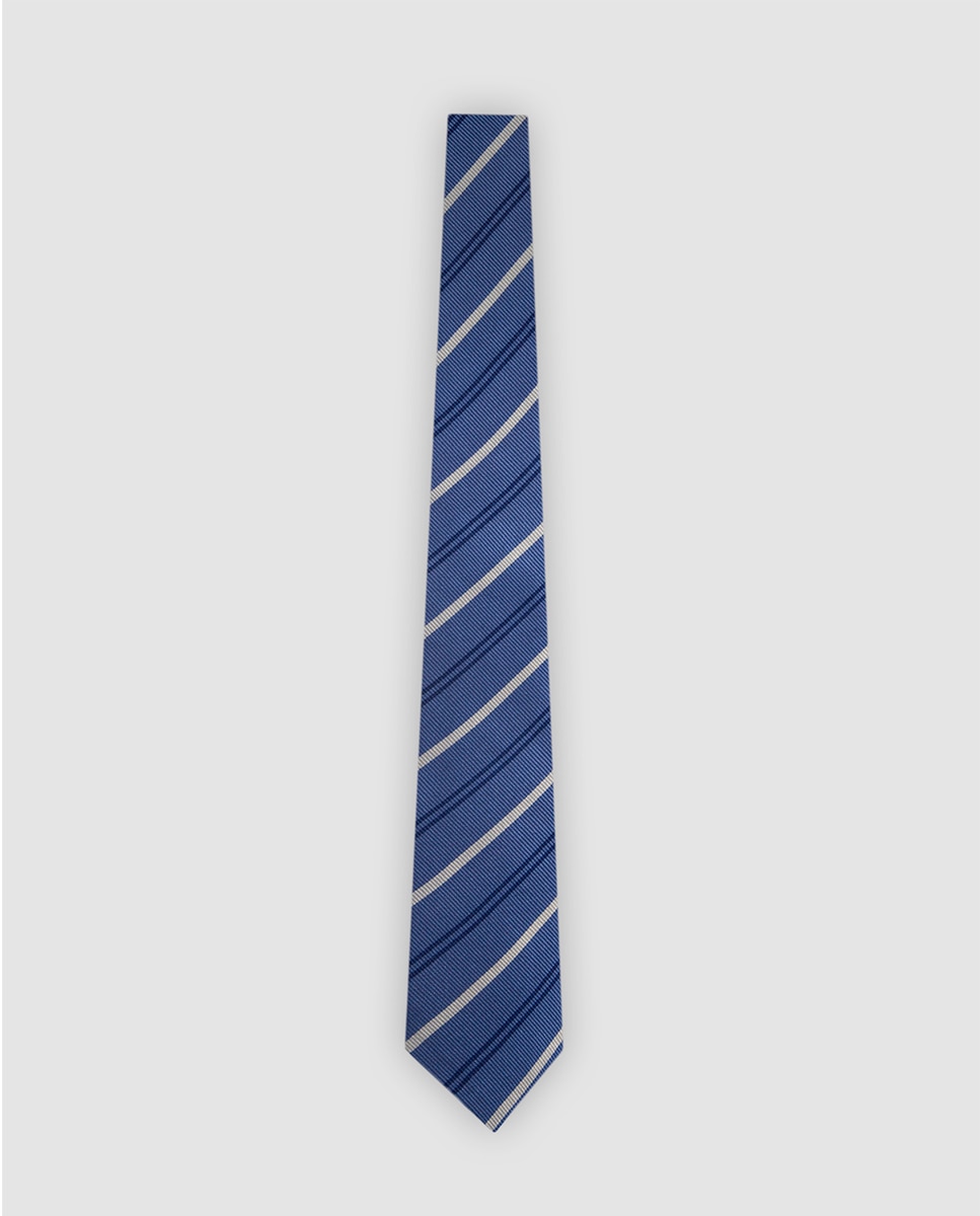 Imagen 0 de Corbata de hombre de seda rayas