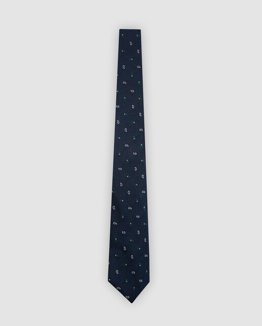Imagen 0 de Corbata de hombre de seda jacquard cachemires