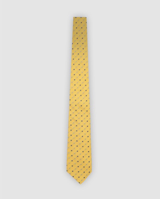 Imagen 0 de Corbata de hombre de seda jacquard flores