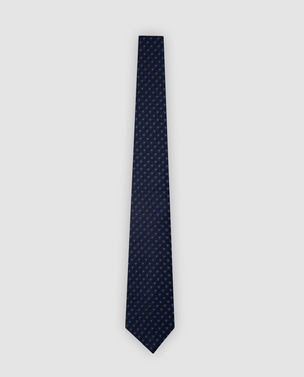 Imagen 0 de Corbata de hombre de seda jacquard de flores