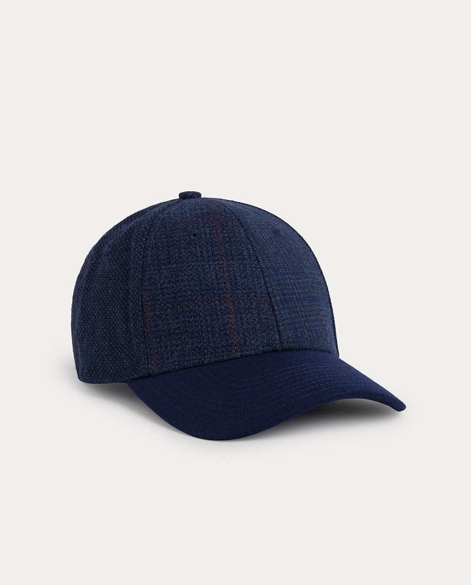 Imagen 0 de Gorra de hombre estilo béisbol patchwork azul marina