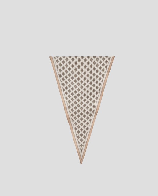 Imagen 0 de Bandana de hombre de seda geométrico