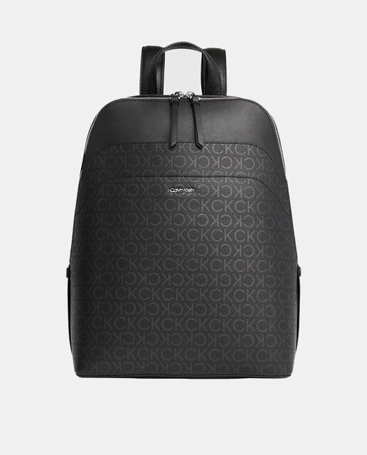Imagen 0 de Mochila con print monograma y cremallera