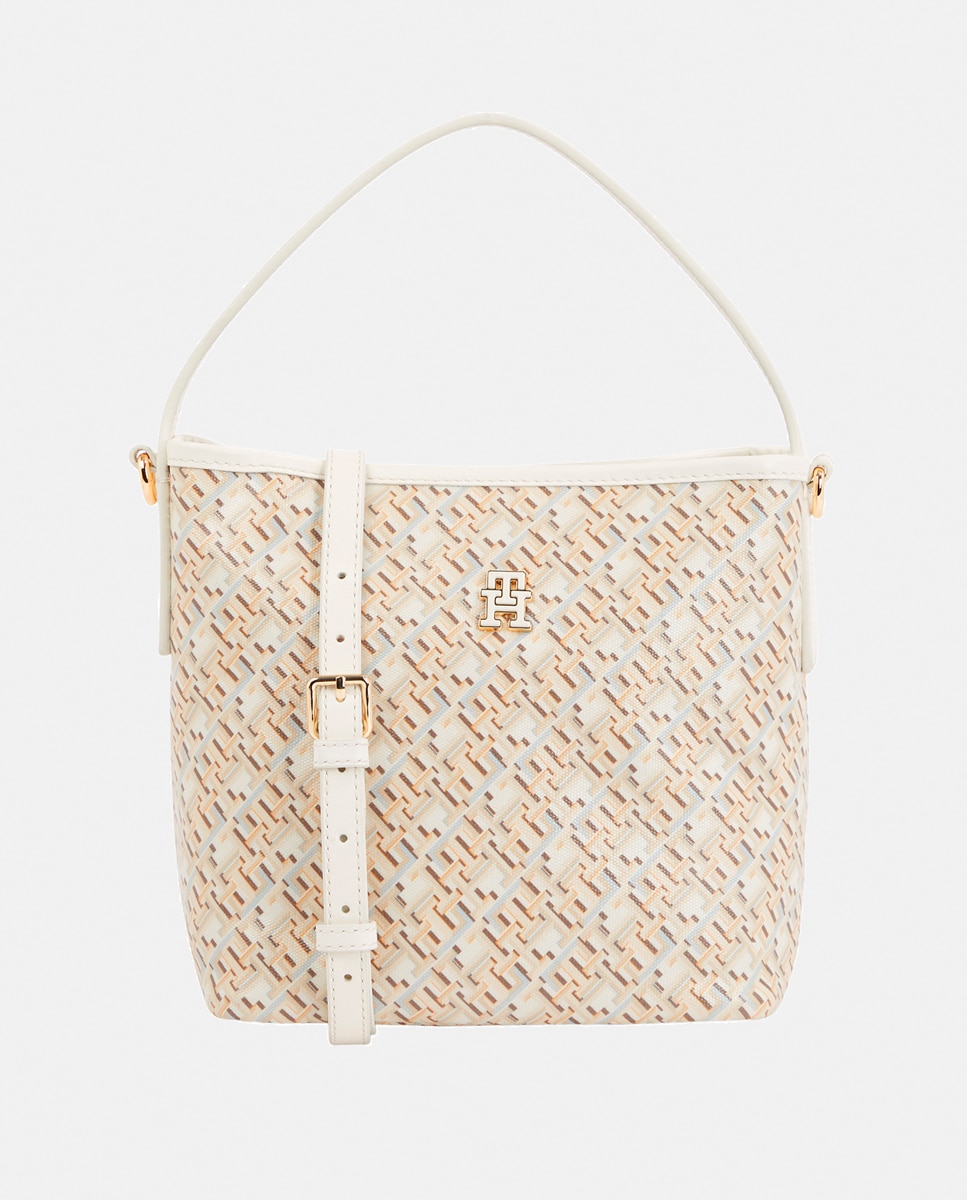 Imagen 0 de Bolso de hombro con estampado monograma