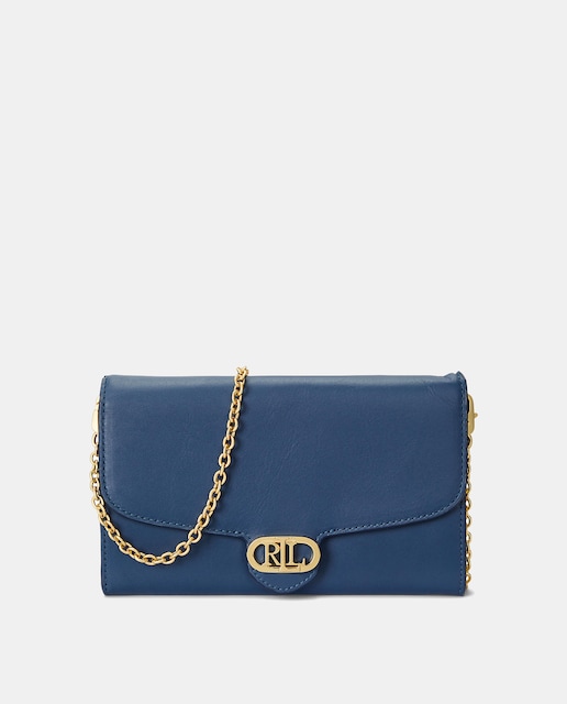 Imagen 0 de Bolso de mujer Lauren Ralph Lauren mediano en azul.