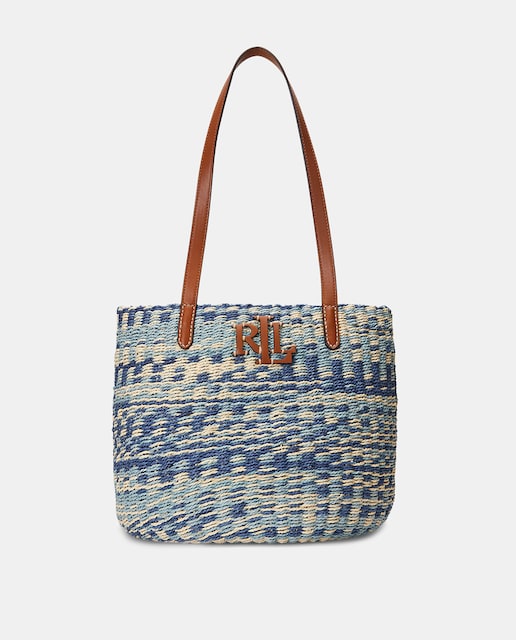 Imagen 0 de Bolso de mujer Lauren Ralph Lauren mediano en azul.