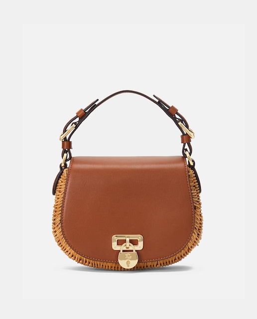 Imagen 0 de Bolso de mujer Lauren Ralph Lauren mediana en camel.