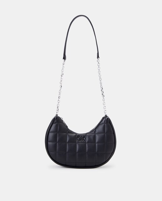 Imagen 0 de Bolso de hombro acolchado con cadena