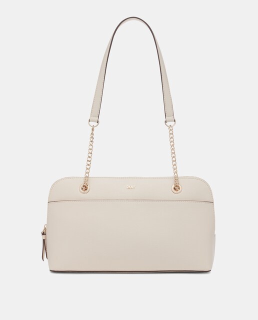Imagen 0 de Bolso de hombro grande Bryant blanco con cremallera