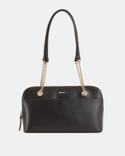 Imagen 0 de Bolso de hombro en negro con cremallera