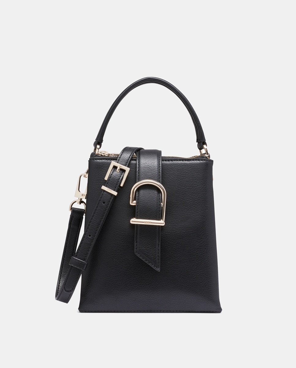 Imagen 0 de Bolso bandolera DKNY DEENA con asa larga y cierre hebilla