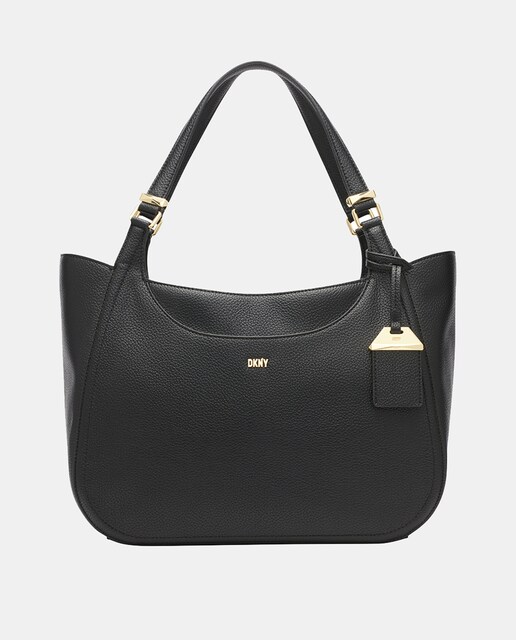 Imagen 0 de Bolso de hombro con asa doble y cremallera
