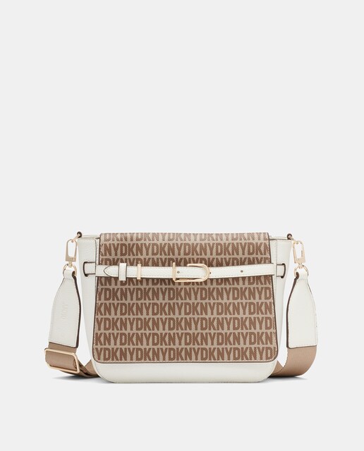 Imagen 0 de Bolso bandolera DKNY PENELOPE con asa larga y cierre con broche