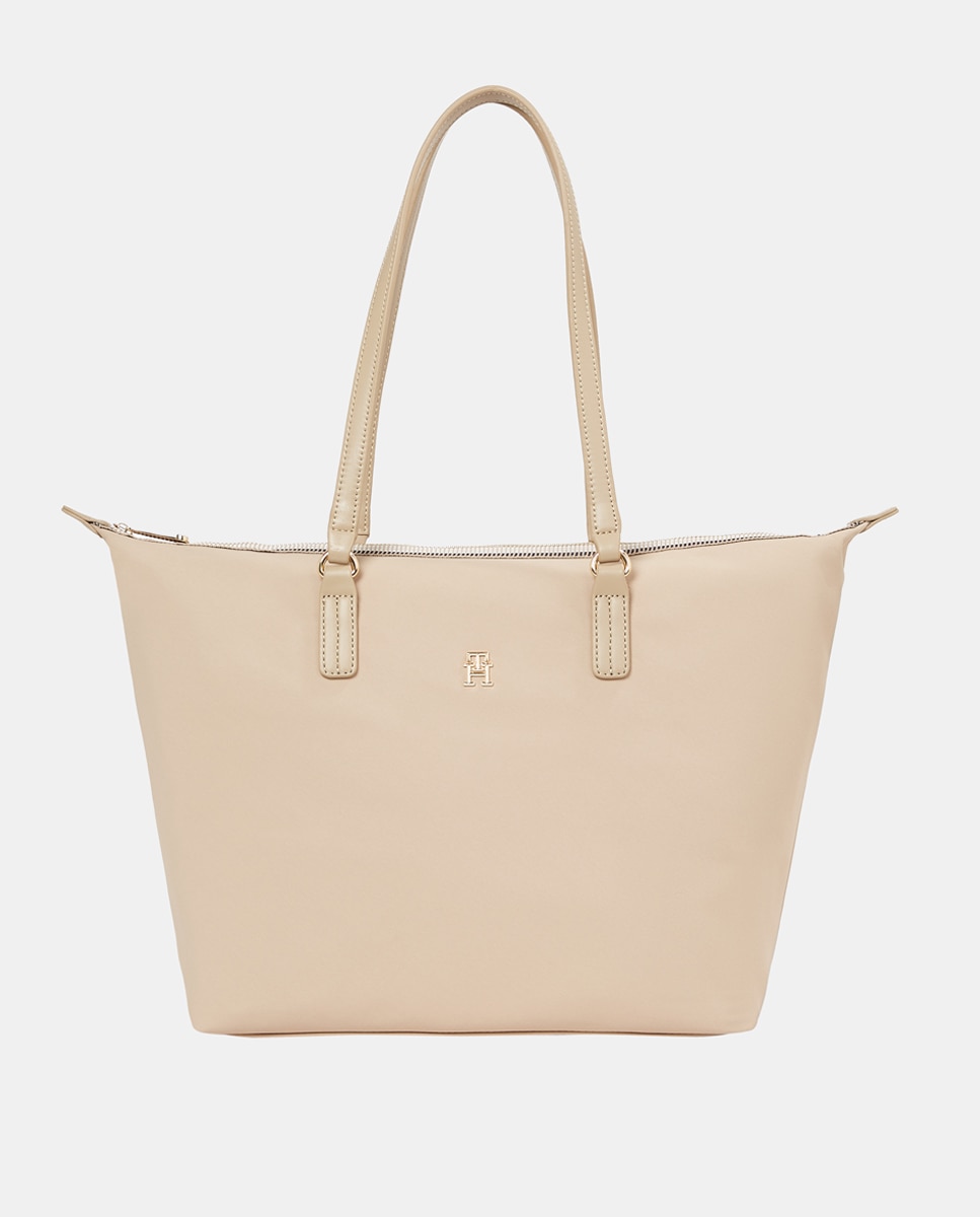 Imagen 0 de Bolso estilo tote con detalle corporativo