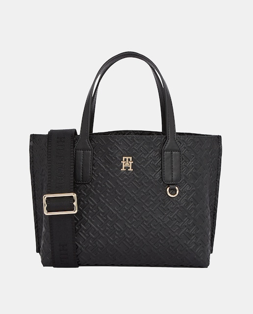 Imagen 0 de Bolso estilo mini tote con monograma estampado