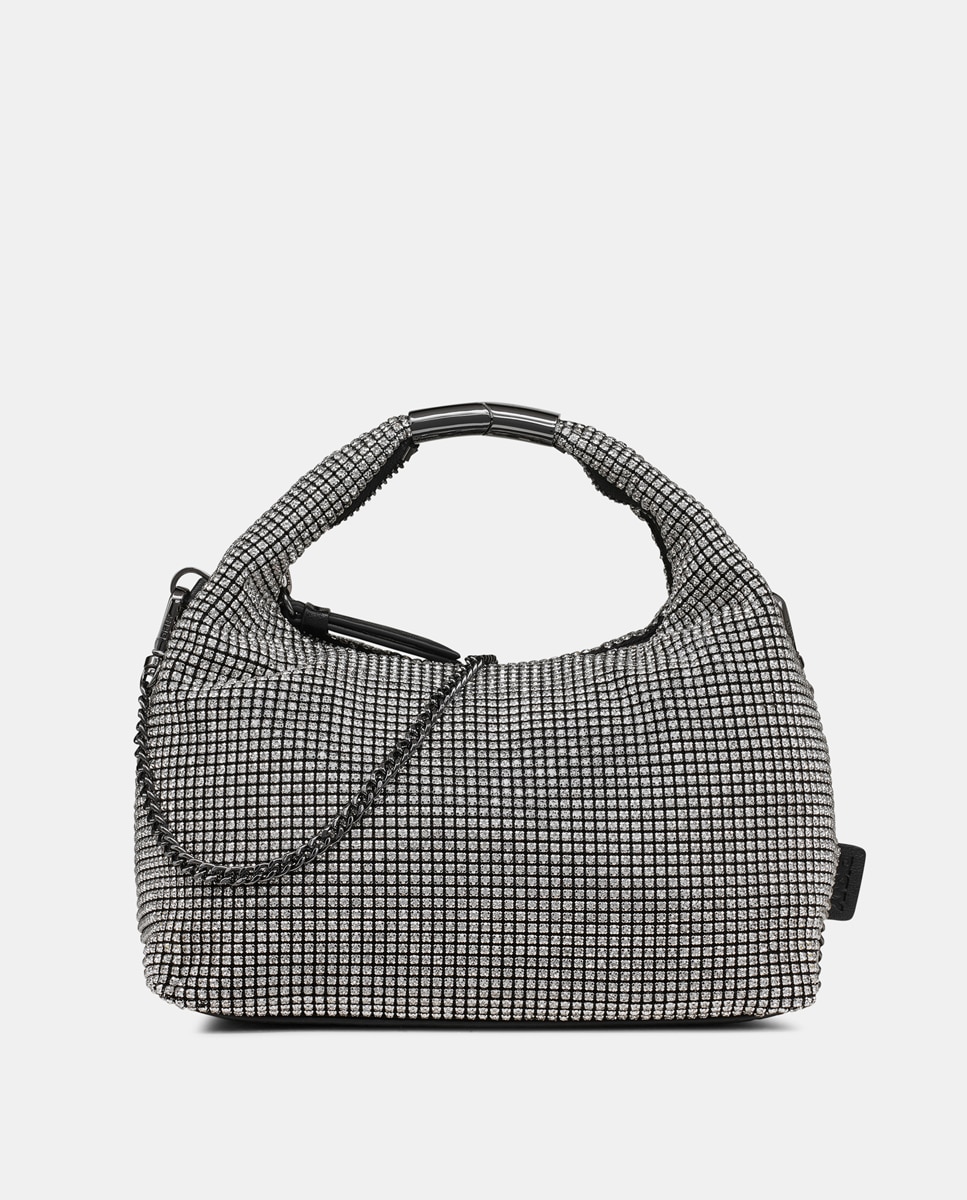 Imagen 0 de Bolso DKNY MEL con correa cadena extraible y cierre cremallera