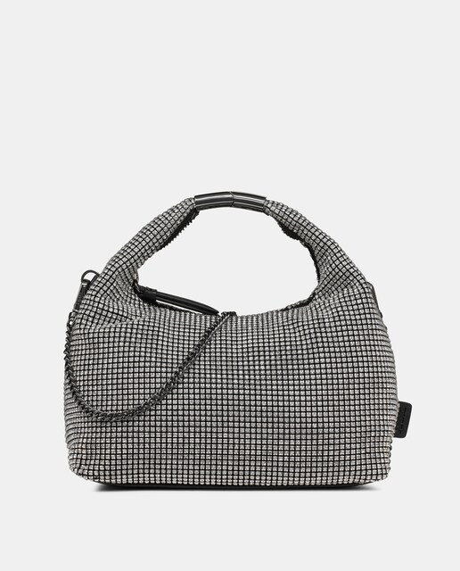 Imagen 0 de Bolso DKNY MEL con correa cadena extraible y cierre cremallera