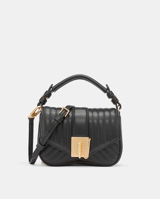 Imagen 0 de Bandolera DKNY LULU pequeña con doble asa y cierre imantado