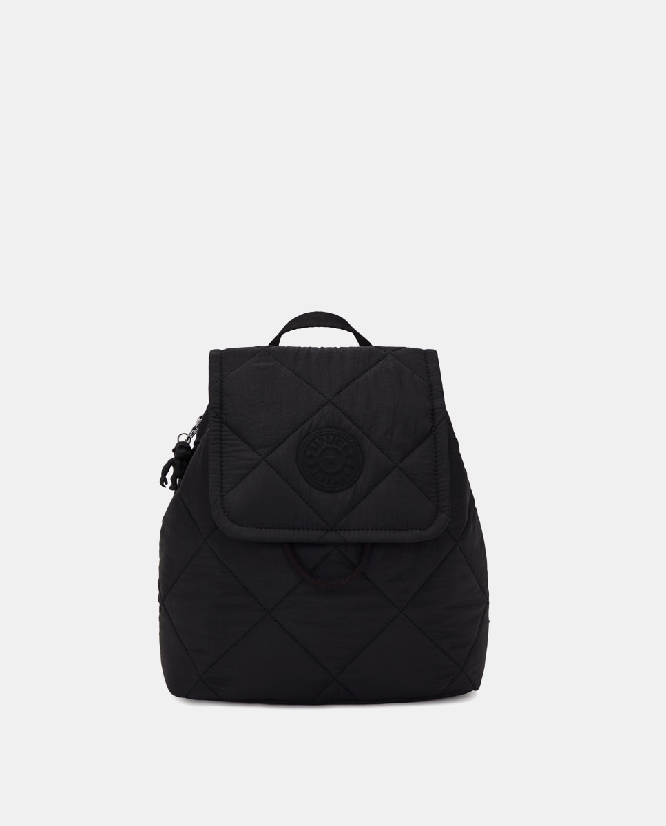 Imagen 0 de Mochila pequeña Adino en negro con cordones