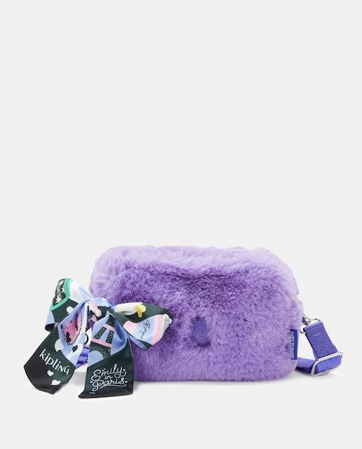 Imagen 0 de Bandolera pequeña Milda en lila de Kipling x Emily en Paris