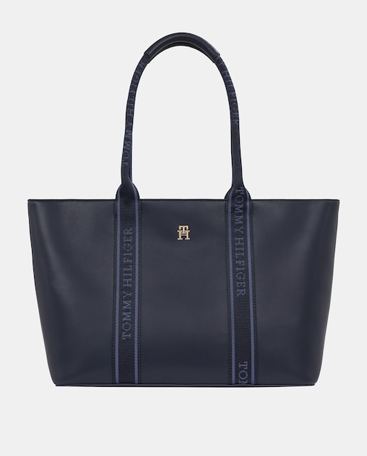 Imagen 0 de Tote con logotipo metálico