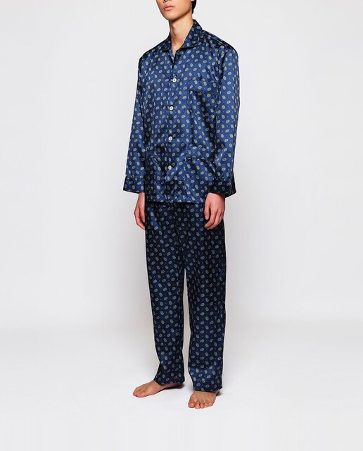 Imagen 0 de Pijama largo de hombre estampado