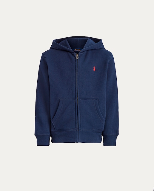 Imagen 0 de Sudadera de bebé niño en azul con capucha