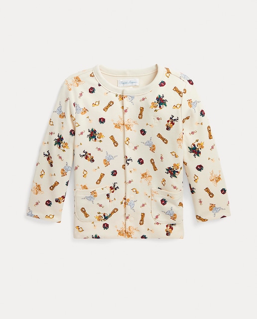 Imagen 0 de Cárdigan de bebé niño de algodón reversible