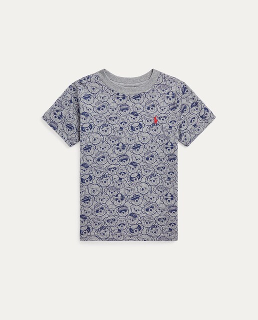 Imagen 0 de Camiseta de niño en gris con logo exclusivo EMOJI BEAR