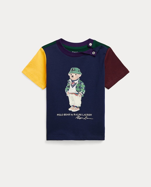 Imagen 0 de Camiseta de bebé niño de algodón con Polo Bear