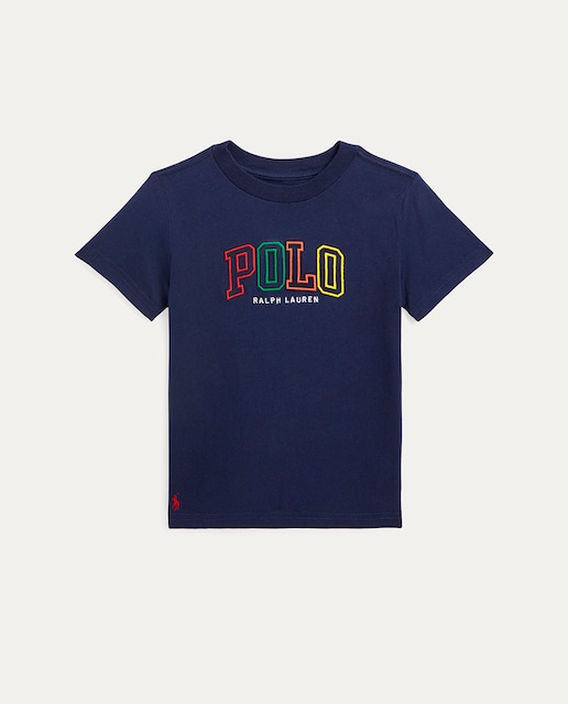 Imagen 0 de Camiseta de niño en azul con logo