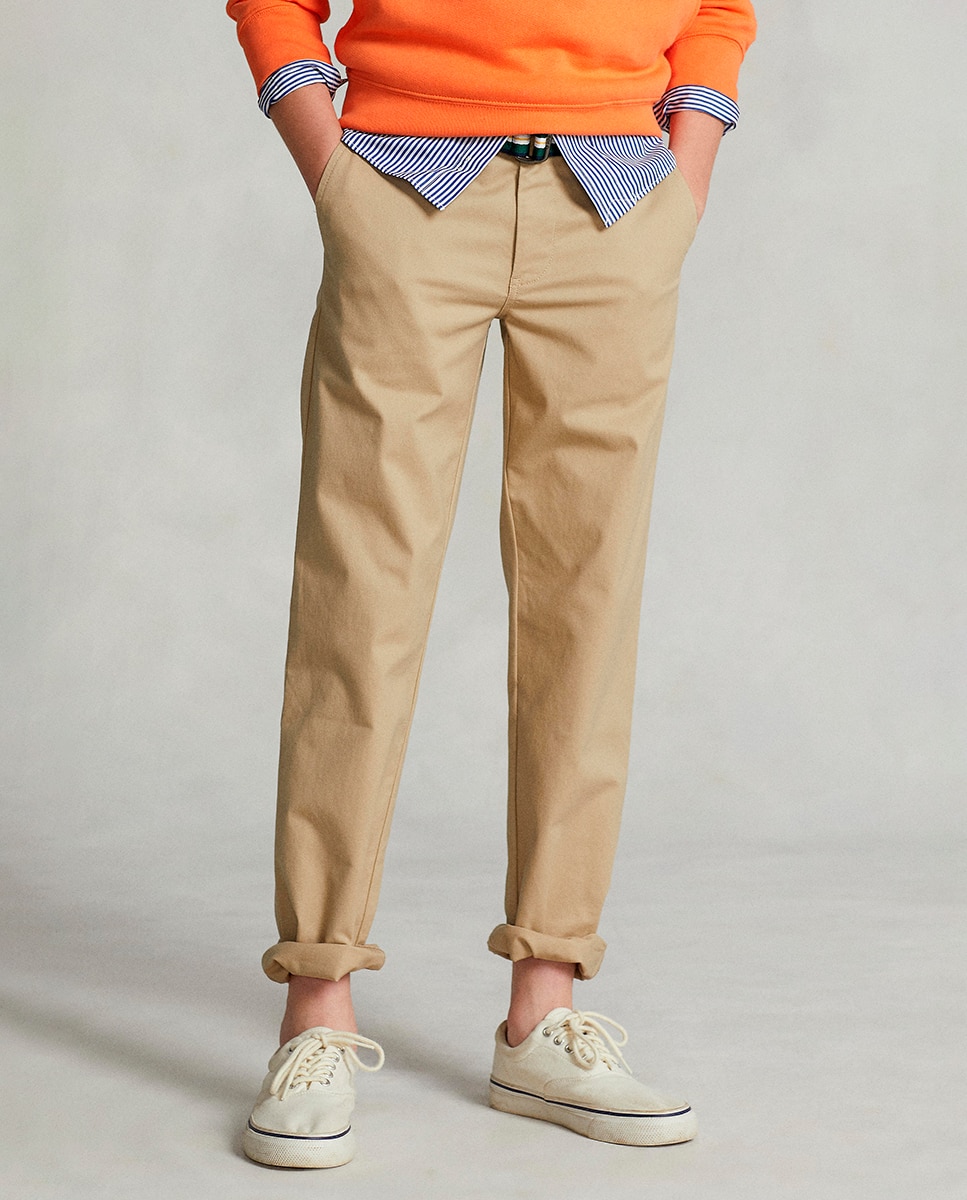 Imagen 0 de Pantalón de niño beige slim fit