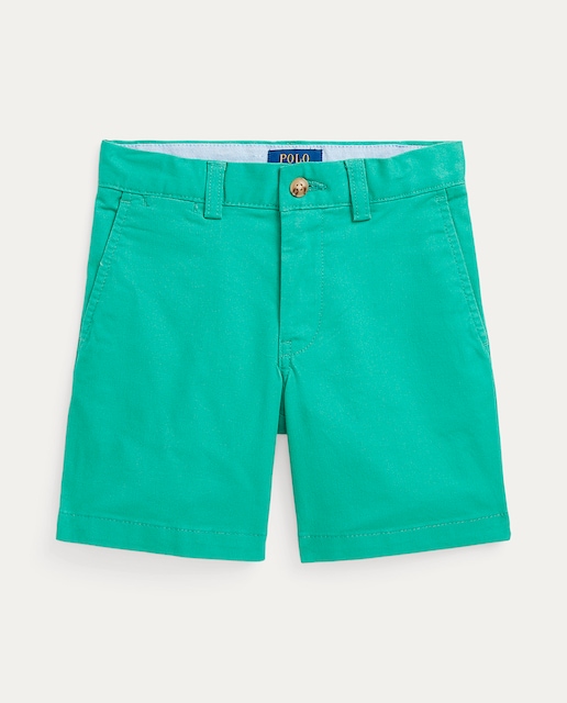 Imagen 0 de Bermuda de niño en verde con cinturón